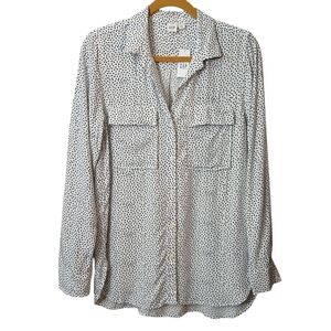 GAP Women's Polka Dot Button Up Top